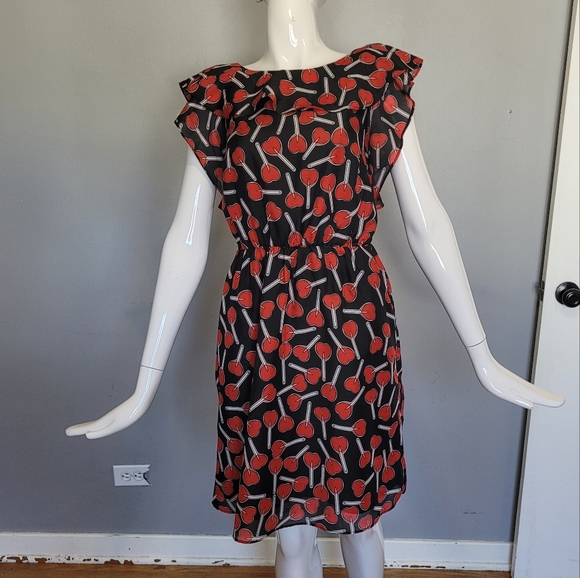 Molly Bracken Lollipop Print Dress, VGUC, Size M - Picture 2 of 9